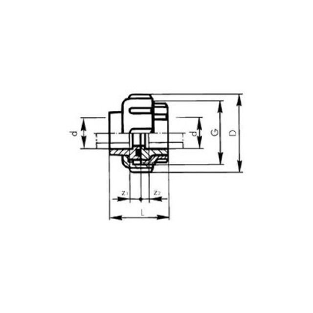 GF INSTAFLEX VERSCHRAUBUNG
5035                  D= 20 MM