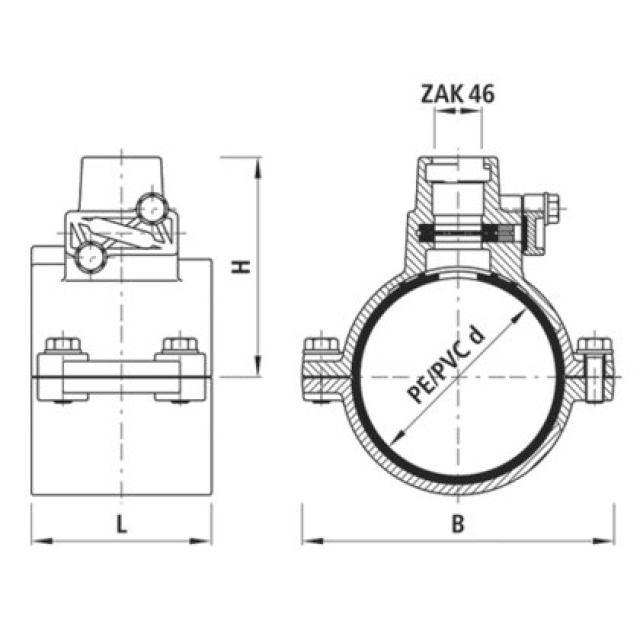 PLOT PRISE HAKU AVEC ZAK 5211
D 180 MM