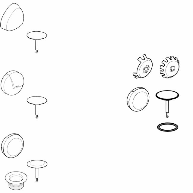 Set de montage final pour set
d'écoulement 851 073/75
GEBERIT
Coloris: chromé