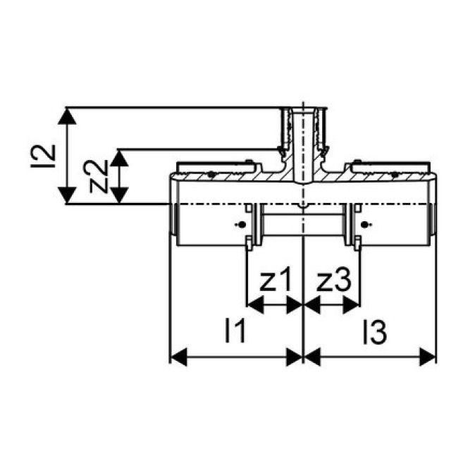 GF Uponor S-Press
té réduit PPSU 40-32-32