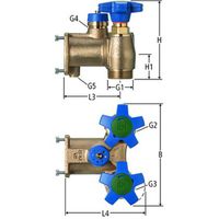 Nussbaum, Garniture de raccordement pour adoucisseurs d'eau, 19185