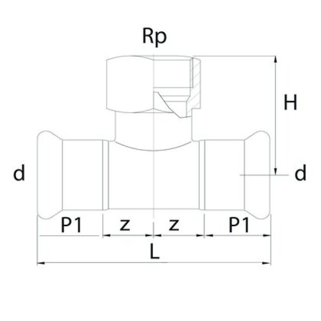 Profitec PressSteel
Press-T-ac.-zingue mixte
28-3/4"-28mm