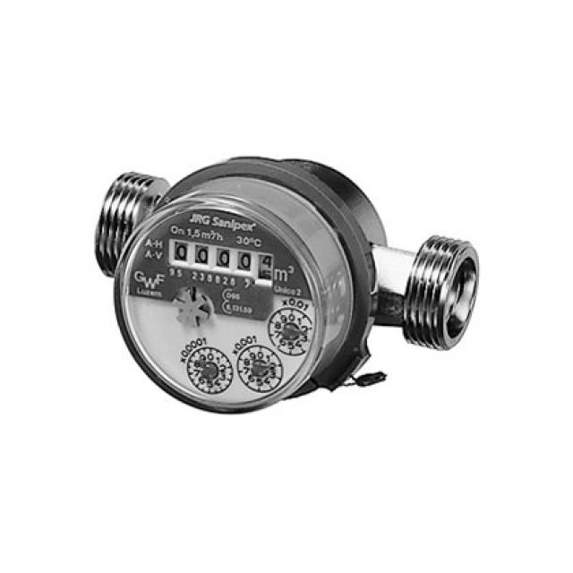 SANIPEX WASSERZAEHLER F. KW
5450.010   DN20             1"