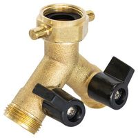 Distributeur en Y 3/4" avec vanne à bille Tegum