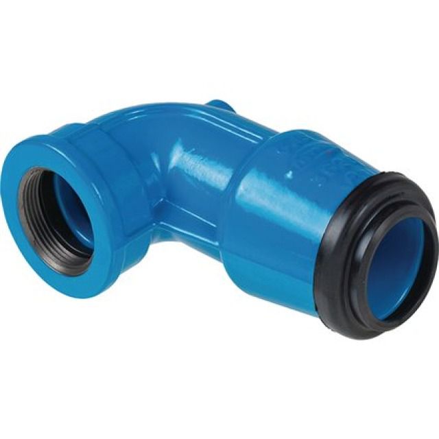 RAC À EMBOÎT 90° FONTE AV 6410
FILETAGE INT D 40 MM IG 1 1/4"