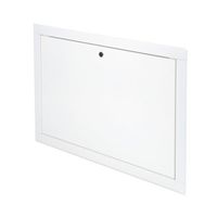 Cadre frontal avec porte à charnière ALDA RAL9016