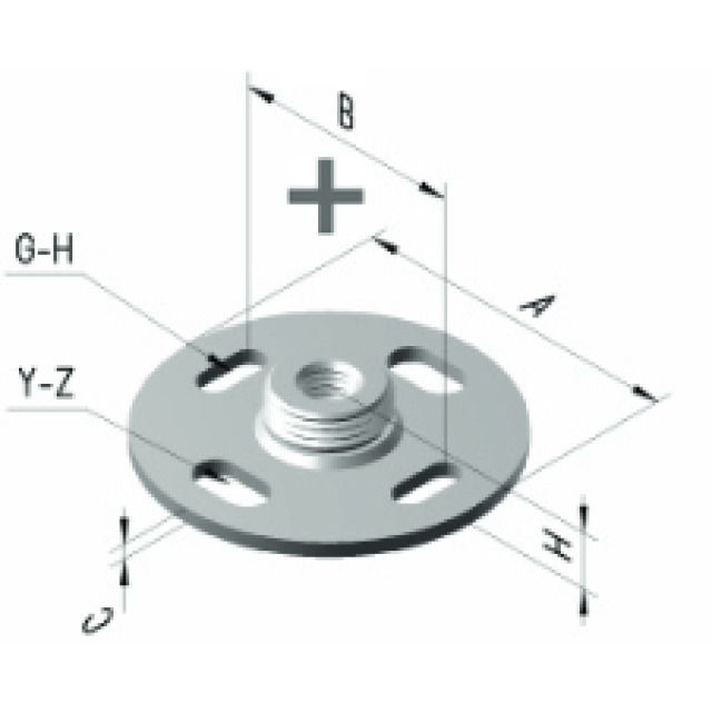 PLAQUE DE BASE A/TROUS INOX
1/2" 11.8"
CODE 5751