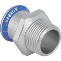 Geberit Mapress Raccord acier inoxydable avec filetage extérieur