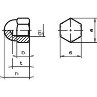 Ecrou Borgne INOX A2