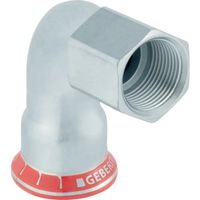 Equerre intermédiaire 90° Mapress acier carbone avec filetage intérieur
