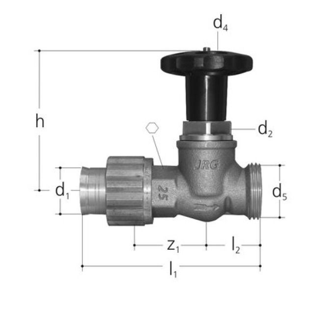 SANIPEX VERTEILV. 4-F.  GRUEN
5445.610          3/4" - 16 MM