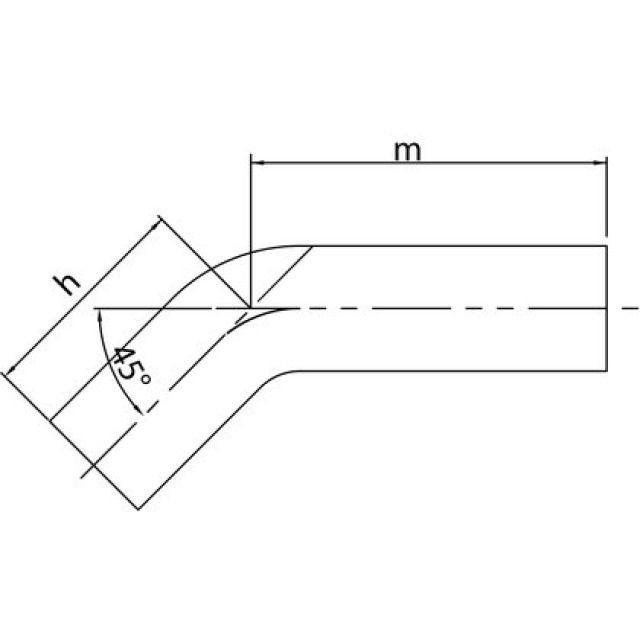 PROFITEC PRESSINOX - FIG. 72
COUDE D'AJUST.45° 76.1MM