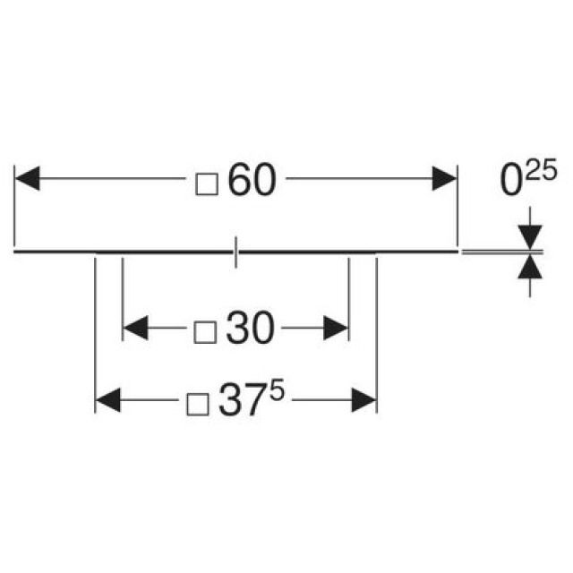 PLUVIA-BEFESTIGUNGSBLECH
359.122  STAHL VERZINKT  60 CM