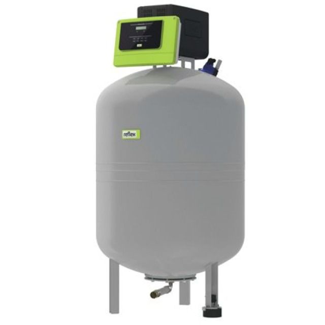 REFLEXOMAT SILENT COMPACT
RSC 500 CH GRAU MAX.6BAR G1"
MAX. BETRIEBSTEMPERATUR 70°
DRUCKHALTESTATION SILENT
59dB(A) IP54 07.5kW 230V/50Hz
H/D 1741/740MM 93KG