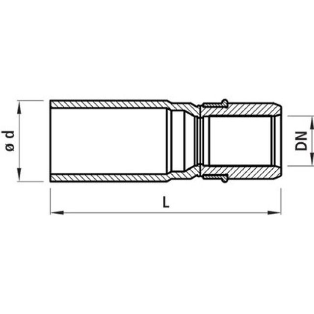 EMBOUT PE SOUD BLS
4522   DN 100   110MM