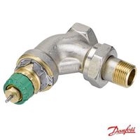 Vanne thermostatique d'équerre indépendante de la pression Danfoss RA-DV