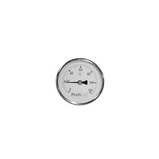 THERMOMETER 0-120° L = 63 MM
D =  100  M.GEWIND.HUELSE 1/2"