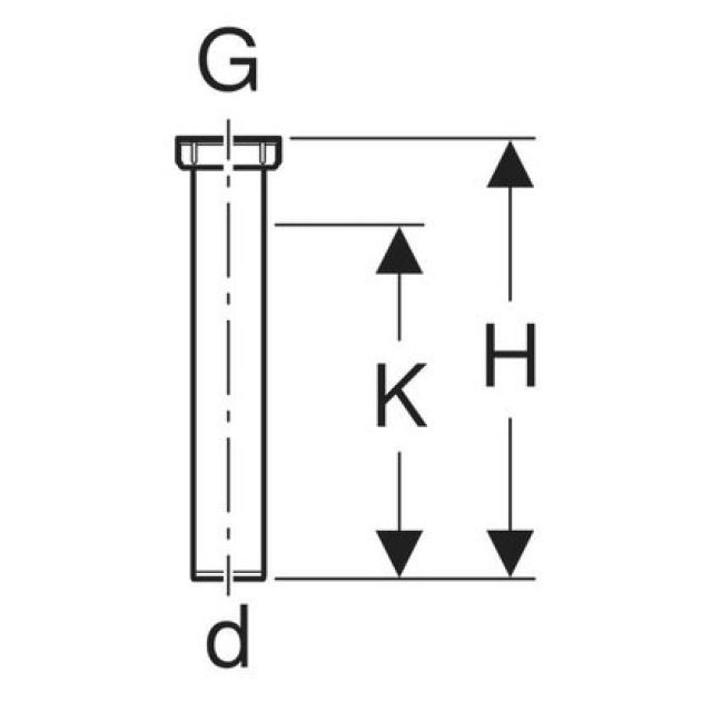 GEBERIT TUBULURE GRIS
152.245.06.1    1 1/2" - 40 MM