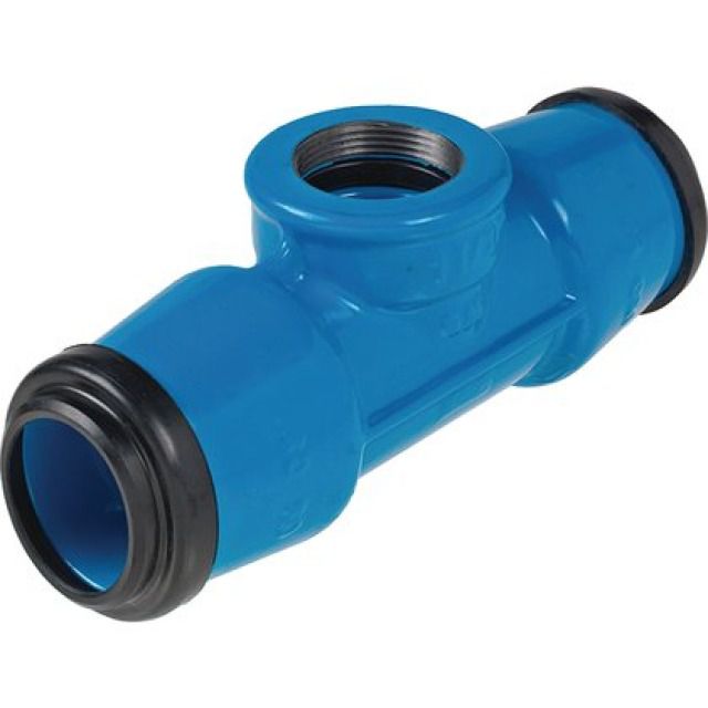 RAC T À EMBOÎT FONTE AVEC 6500
FILETAGE INT D 32 MM IG 1"