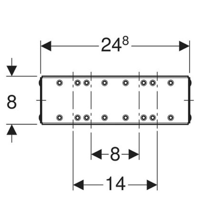 GIS-ARMATURENPLATTE
461.054    FUER GIS UP-VENTILE