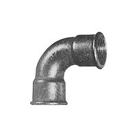 Coude court 2A, noir, (D1)