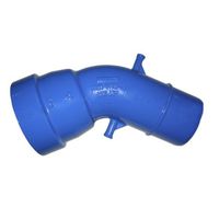 Coude à manchon à emboîtement avec 1 manchon MK BLS 45°