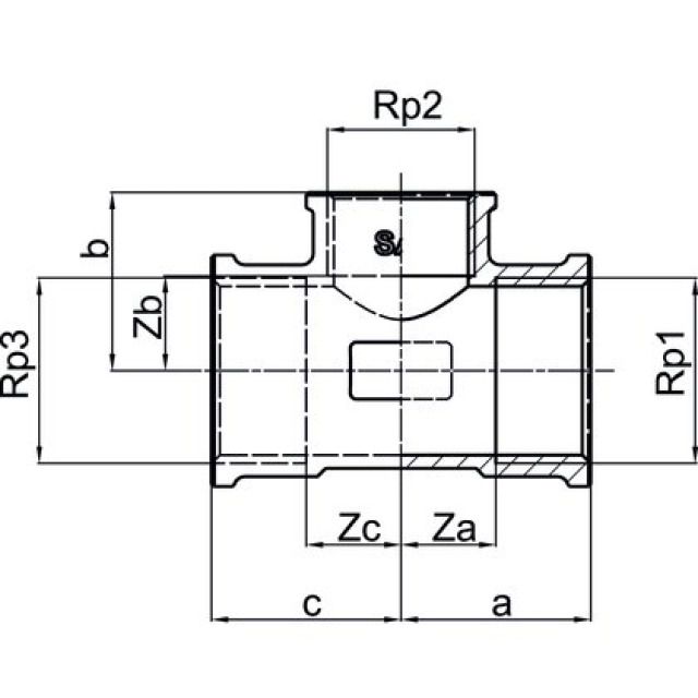 TÉ RÉDUIT 8130
3/4 - 1/2 -   1/2"
EN BRONZE AU SILICIUM
