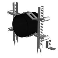 Starfix Collier de dalle 110 - 160 mm, à équerre zingué