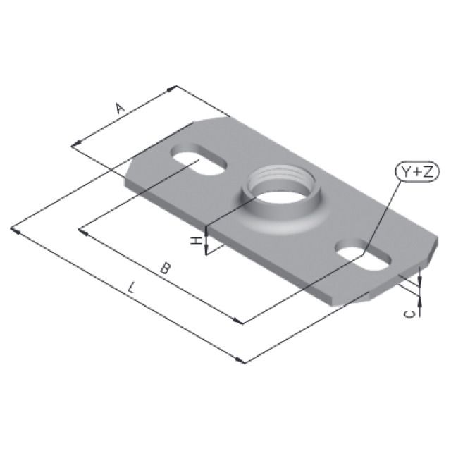 PLAQUE DE BASE RECT. ECON.
1/2 3.20
CODE 4408