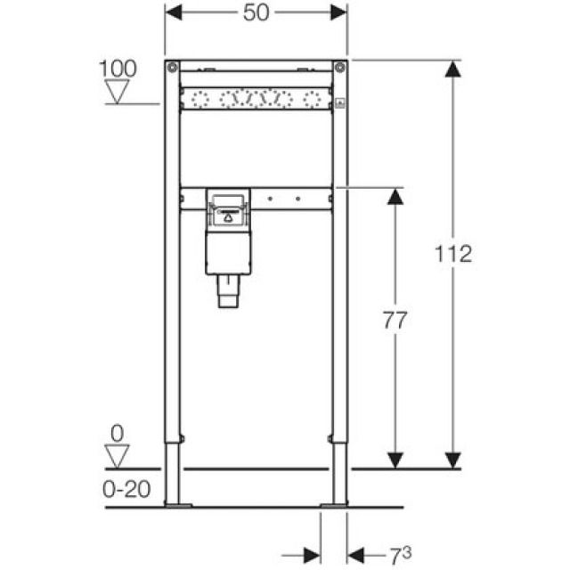 DUOFIX-INSTAL- F.WASCHM/TR/GE
111.773  TYP 112 MIT UP-SIFON
TYP 112 AP WANDARMATUR