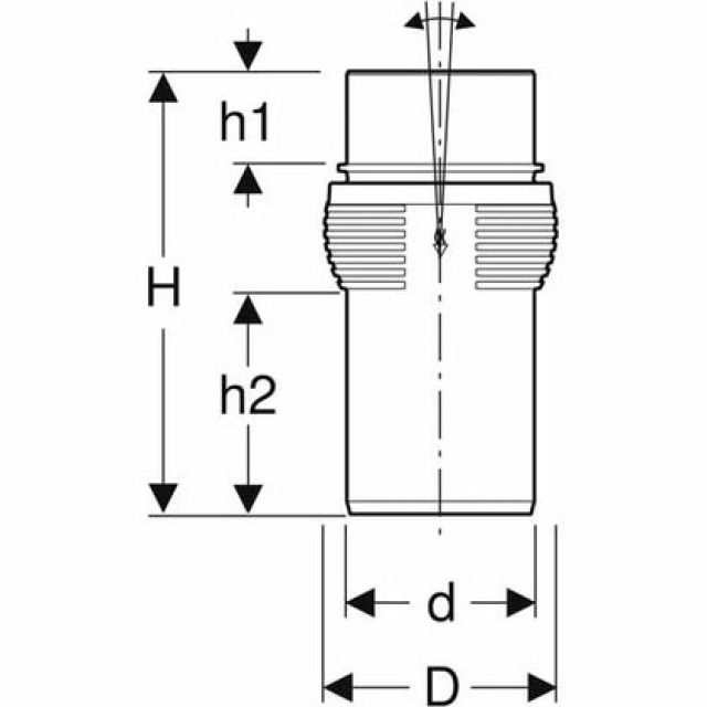 Pièce Geberit Silent Offset
310.048             110 MM