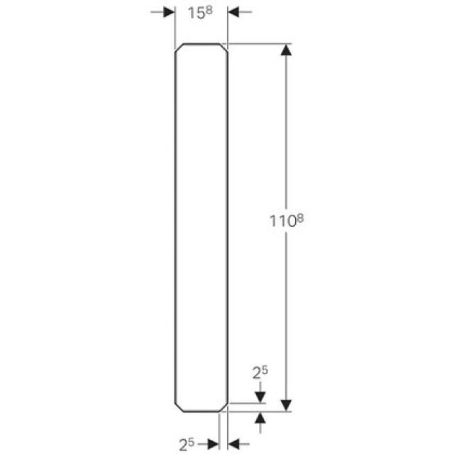 GIS-MONTAGEPLATTE BRANDSCHUTZ
461.138          SCHMAL (EI90)