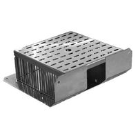 Ecoulement de rétention avec sortie latérale pour le raccordement à la lance