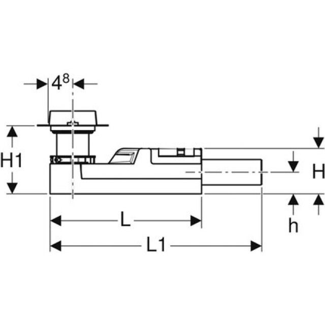 Set de prémontage GEBERIT
pour écoulements de douche
CleanLine, hauteur de montage
minime, D 40 mm
Coloris: sans couleur