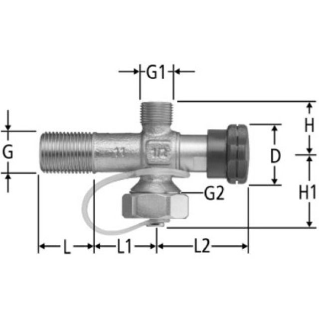 ROBINET COMBINE  PN 16   1/2
NU 39061