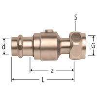 Optipress-Aquaplus-Raccord à écrou mobile, 81040