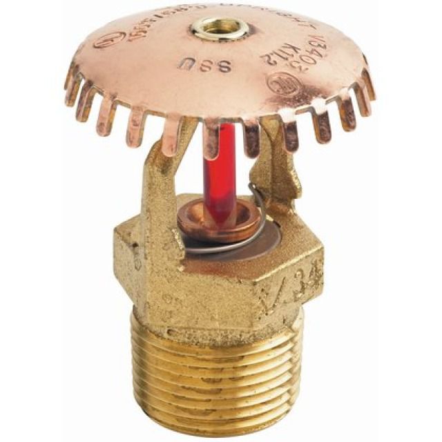 Sprinkler FL-SR/ST Model V3403
Standard Auslösung
stehender Sprinkler
Ausführung: Messing 3/4" BSPT
K160 / 68° Grad
5 mm Glas
