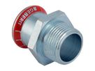 Raccord Mapress acier carbone avec filetage extérieur