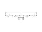 Rigole de douche CLEANLINE30
longueur 30-110 cm
largeur 4,3 cm
acier inoxydable brossé
Coloris:acier inoxydable polie