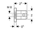 GIS-Pro Stützelement
461.702.00.1 für Eckverbinder