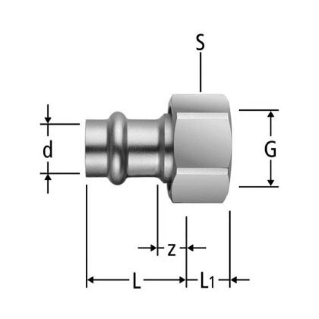 OPTIPRESS-VERSCHRAUBUNG
92021.30          42 MM-  2"